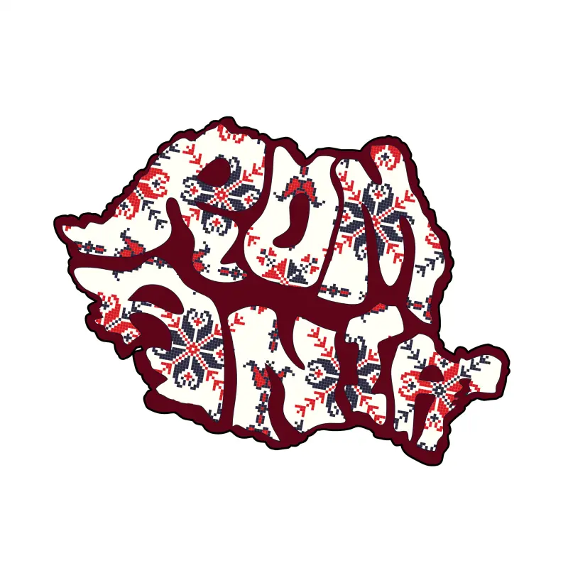 Mgs014-harta, romania, magnet frigider